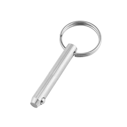 3 ชิ้นอุปกรณ์เรือ 316 สแตนเลสสตีลบอล Pin Quick Release และ Quick Release ความปลอดภัย Pin ฤดูใบไม้ผลิ Steel Ball Pin, ขนาด: 6.3x38 มม., 6.3x38mm