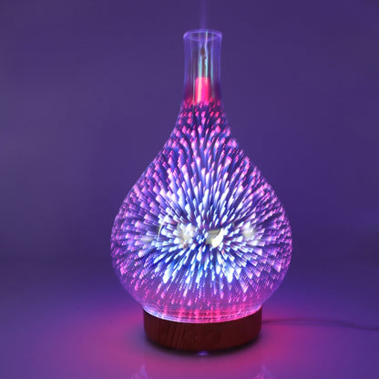 STB-XB10 ดอกไม้ไฟ 3D 7 สี LED Night Light Air Humidifier Aroma Essential Oil Diffuser Mist Maker, US Plug, EU Plug, UK Plug, AU Plug