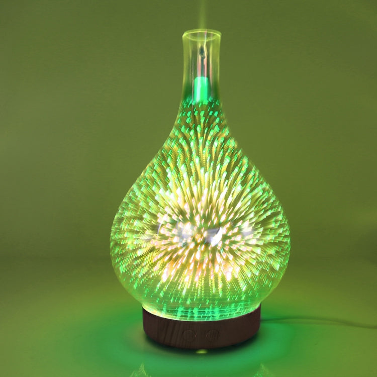 STB-XB10 ดอกไม้ไฟ 3D 7 สี LED Night Light Air Humidifier Aroma Essential Oil Diffuser Mist Maker, US Plug, EU Plug, UK Plug, AU Plug