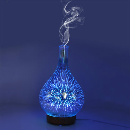 STB-XB10 ดอกไม้ไฟ 3D 7 สี LED Night Light Air Humidifier Aroma Essential Oil Diffuser Mist Maker, US Plug, EU Plug, UK Plug, AU Plug