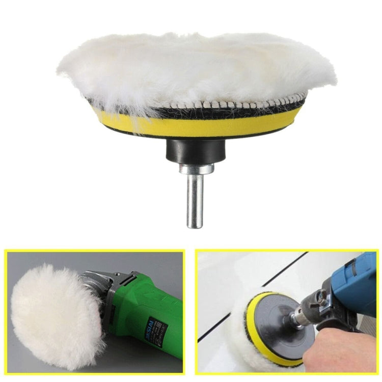 7 in 1 Buffing Pad Set Thread Auto Car Polishing Pad Kit สำหรับเครื่องขัดเงารถยนต์, 3 inch, 4 inch, 5 inch, 6 inch, 7 inch