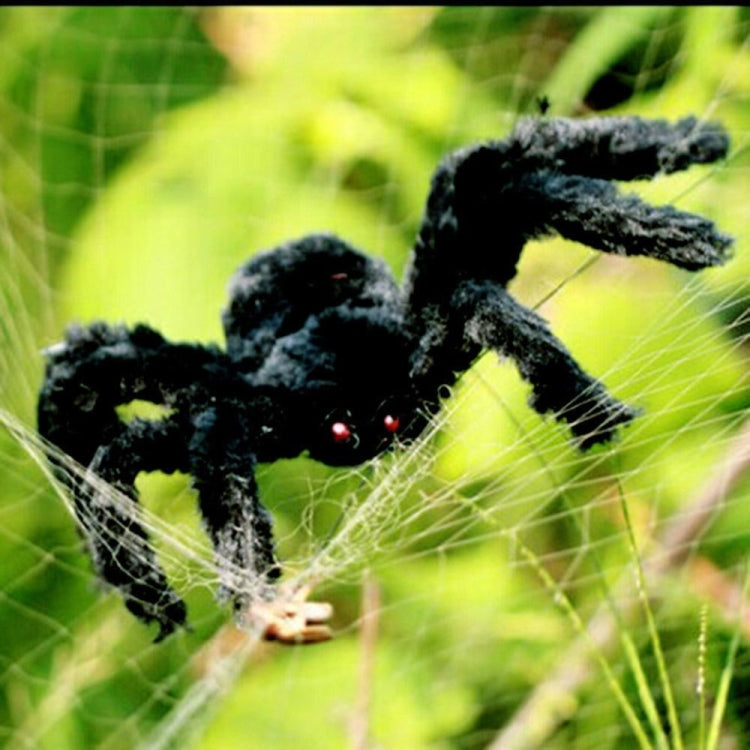 2 ชิ้นสร้างสรรค์ฮาโลวีนปาร์ตี้สีดำตุ๊กตาแมงมุมตกแต่ง, 90cm