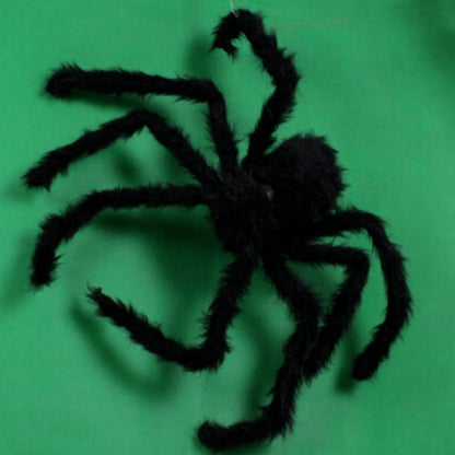2 ชิ้นสร้างสรรค์ฮาโลวีนปาร์ตี้สีดำตุ๊กตาแมงมุมตกแต่ง, 90cm