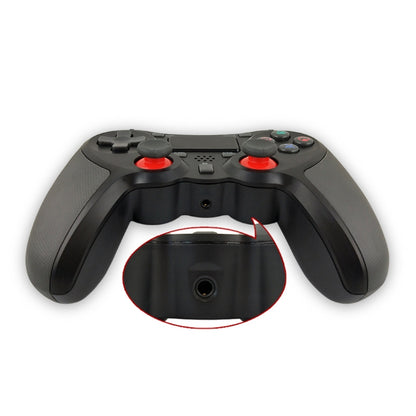ที่จับบลูทูธตัวควบคุมเกมไร้สายแบบยางสำหรับโฮสต์ PS4