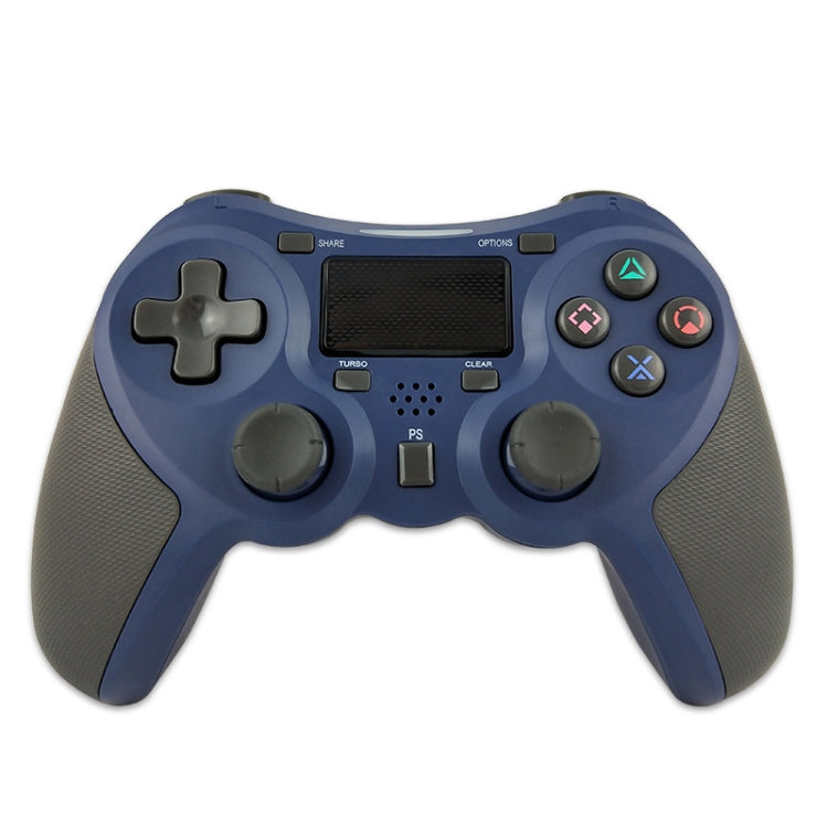 ที่จับบลูทูธตัวควบคุมเกมไร้สายแบบยางสำหรับโฮสต์ PS4