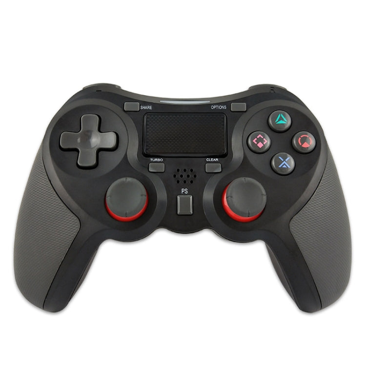 ที่จับบลูทูธตัวควบคุมเกมไร้สายแบบยางสำหรับโฮสต์ PS4