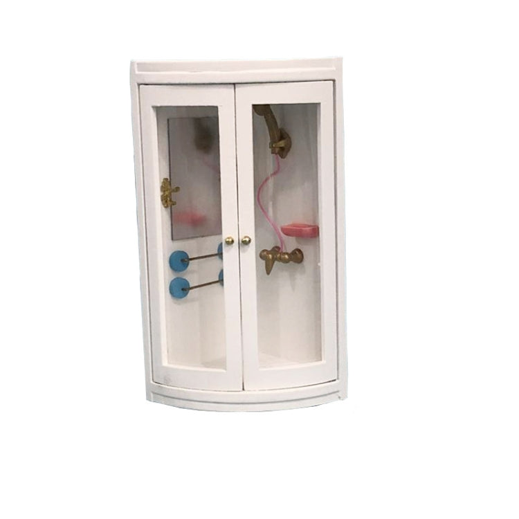 1:12 MINI House ของเล่นอุปกรณ์เสริมบ้านจำลองห้องน้ำ, Bathroom