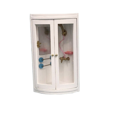 1:12 MINI House ของเล่นอุปกรณ์เสริมบ้านจำลองห้องน้ำ, Bathroom