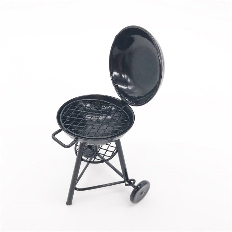 1:12 MINI House ของเล่นจำลองรอบเตาอบตกแต่งฉากกลางแจ้ง, Round Oven