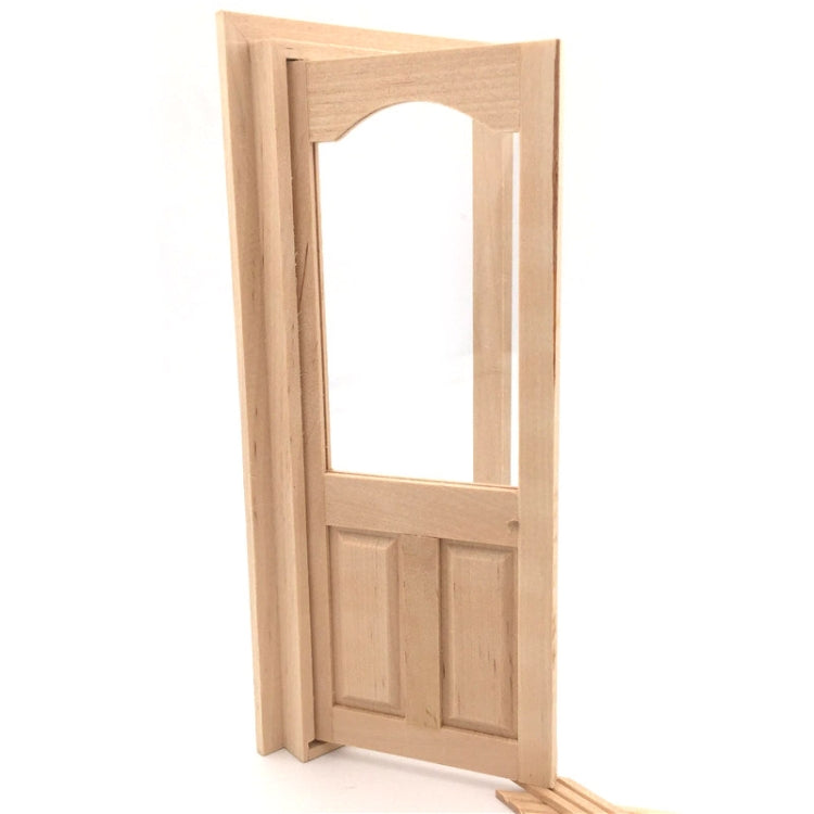 1:12 MINI House ของเล่นเฟอร์นิเจอร์อุปกรณ์เสริมจำลองประตู, Simulation Door