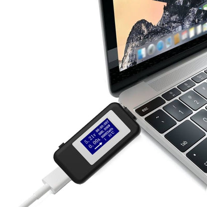 KEWEISI มัลติฟังก์ชั่น Type-C / USB-C เครื่องทดสอบเครื่องชาร์จเครื่องตรวจจับโวลต์มิเตอร์แบบดิจิตอลแอมป์มิเตอร์แรงดันไฟฟ้าเมตร