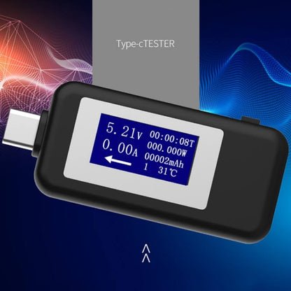 KEWEISI มัลติฟังก์ชั่น Type-C / USB-C เครื่องทดสอบเครื่องชาร์จเครื่องตรวจจับโวลต์มิเตอร์แบบดิจิตอลแอมป์มิเตอร์แรงดันไฟฟ้าเมตร