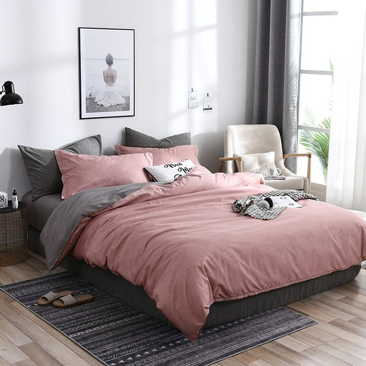 ชุดเครื่องนอนลายสก๊อตด้านข้างเตียงผ้านวมคลุมชุดแผ่นผ้านวม, 168*229cm(1x Pillowcase,1xQuilt）, 200*230cm(2x Pillowcase,1x Quilt）, 228*228cm(2xPillowcase,1xQuilt）, 260*230cm(2xPillowcase ,1xQuilt）, 135*200cm(1xPillowcase,1xQuilt）                          ...