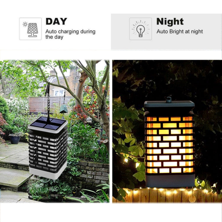 LED พลังงานแสงอาทิตย์เหนี่ยวนำภูมิทัศน์แสงโคมไฟเปลวไฟโคมไฟสวนกันน้ำกลางแจ้ง