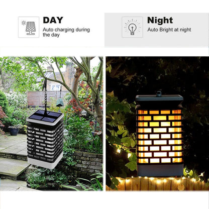 LED พลังงานแสงอาทิตย์เหนี่ยวนำภูมิทัศน์แสงโคมไฟเปลวไฟโคมไฟสวนกันน้ำกลางแจ้ง
