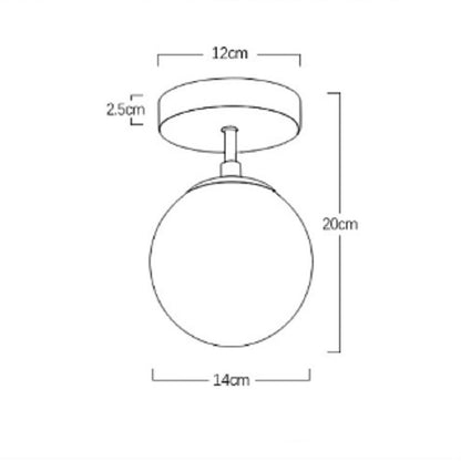 โคมไฟเพดานทางเดินทางเดินโคมไฟทางเข้าห้องโถง, with 5W Neutral Light