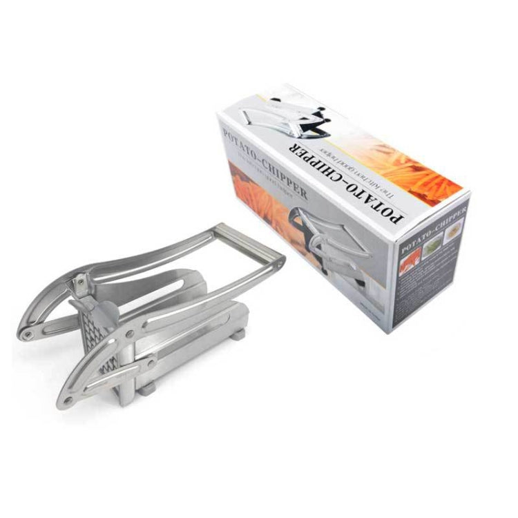 สแตนเลสคู่มือมันฝรั่งทอดเครื่องตัดมันฝรั่ง Chipper เครื่องตัดชิป Chopper Maker, Potato Cutter 2