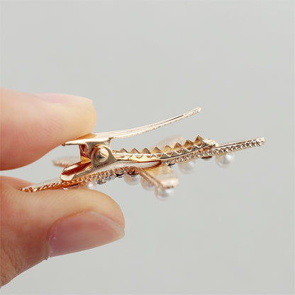 แฟชั่น Rhinestone Pearl Starfish Hairpin สำหรับเจ้าสาว Headpiece ผมจัดแต่งทรงผมเครื่องมือ