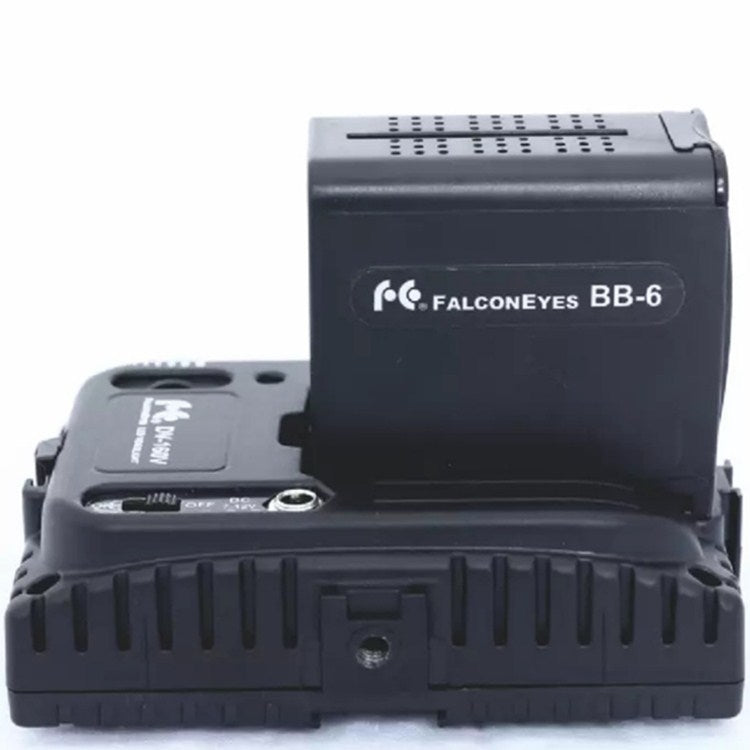 BB-6 กล่องแบตเตอรี่ AA ถึง F970 กล่องกล่องแบตเตอรี่สากลสำหรับไฟ LED กล้องเติมแสง
