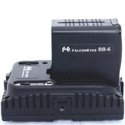 BB-6 กล่องแบตเตอรี่ AA ถึง F970 กล่องกล่องแบตเตอรี่สากลสำหรับไฟ LED กล้องเติมแสง