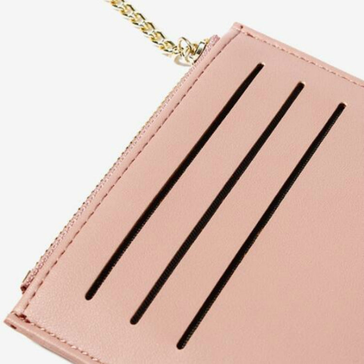 3 PCS Fashion Stitching Multi-card Zipper Card Bag กระเป๋าสตางค์ขนาดเล็กแบบมัลติฟังก์ชั่น