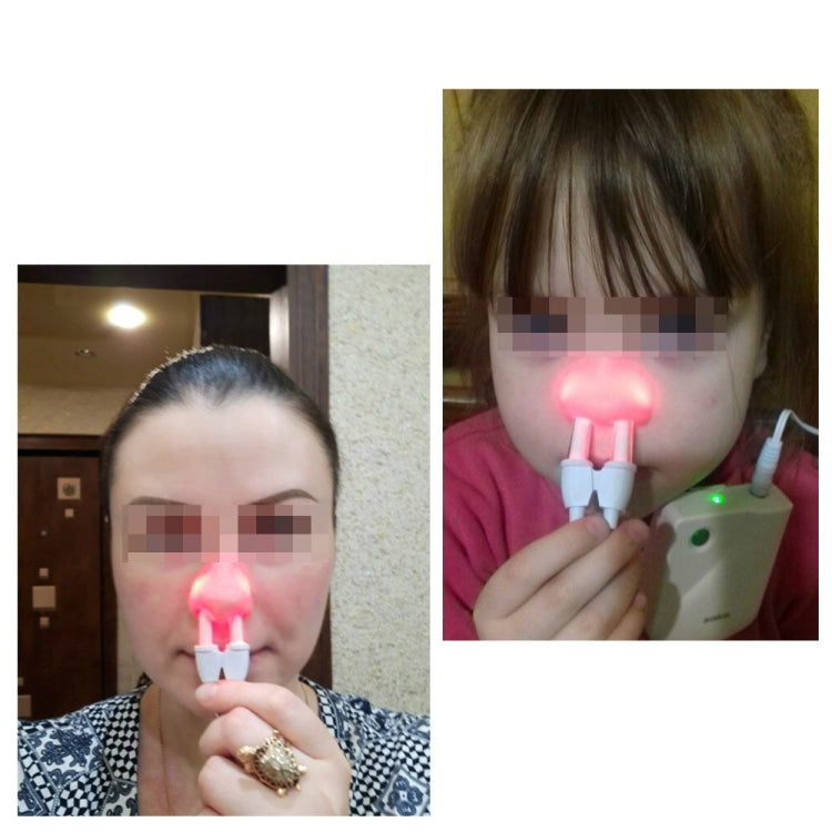 2 ชิ้น BIONASE ดูแลจมูกเครื่องบำบัดโรคจมูกอักเสบไซนัสอักเสบรักษา Hay Fever Treatment Machine, White