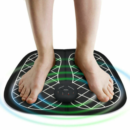 2 ชิ้น EMS เครื่องนวดเท้าอัจฉริยะนวดเท้าเครื่องไหลเวียนโลหิต, Foot Massager