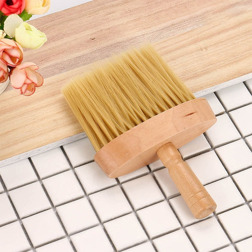 3 PCS Professional Soft คอ Face Duster ผมทำความสะอาด Hairbrush Salon Hairdressing จัดแต่งทรงผมเครื่องมือ