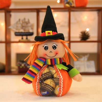 ฮาโลวีนน่ารักการ์ตูนถุงพลาสติกใสตกแต่งปาร์ตี้ฮาโลวีน Candy กระเป๋าเป้สะพายหลัง, 01, 02, 03