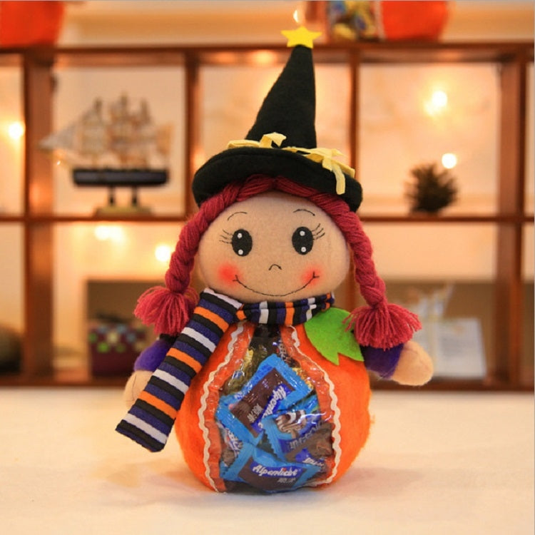 ฮาโลวีนน่ารักการ์ตูนถุงพลาสติกใสตกแต่งปาร์ตี้ฮาโลวีน Candy กระเป๋าเป้สะพายหลัง, 01, 02, 03