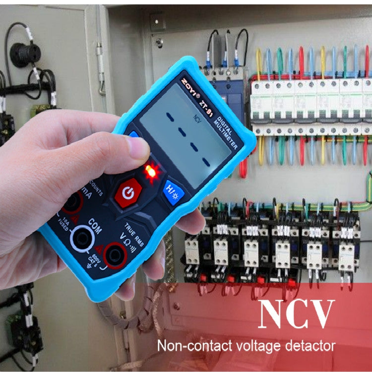 ZOYI แบบพกพาการวัดไฟฟ้าอัตโนมัติอัจฉริยะเกียร์การรับรู้มินิมัลติมิเตอร์, ZT-S1