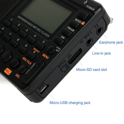 Retekess V-115 Full Band วิทยุ FM AM เครื่องเล่น MP3 แบบพกพา, V-115