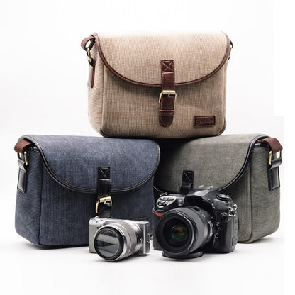 Retro Photo กระเป๋ากล้องสำหรับ Canon EOS 200D 77D 7D 80D 800D 1300D 6D 70D 760D 750D 700D 600D 100D 1200D 1100D SX540