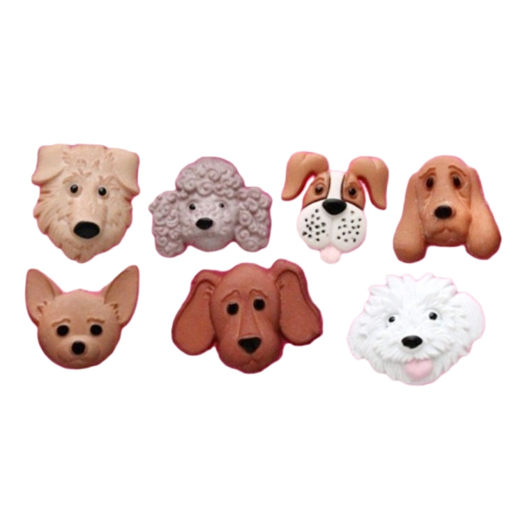 สุนัขรูปร่างการ์ตูนซิลิโคนFondantเค้กตกแต่งแม่พิมพ์, Dogs Shape