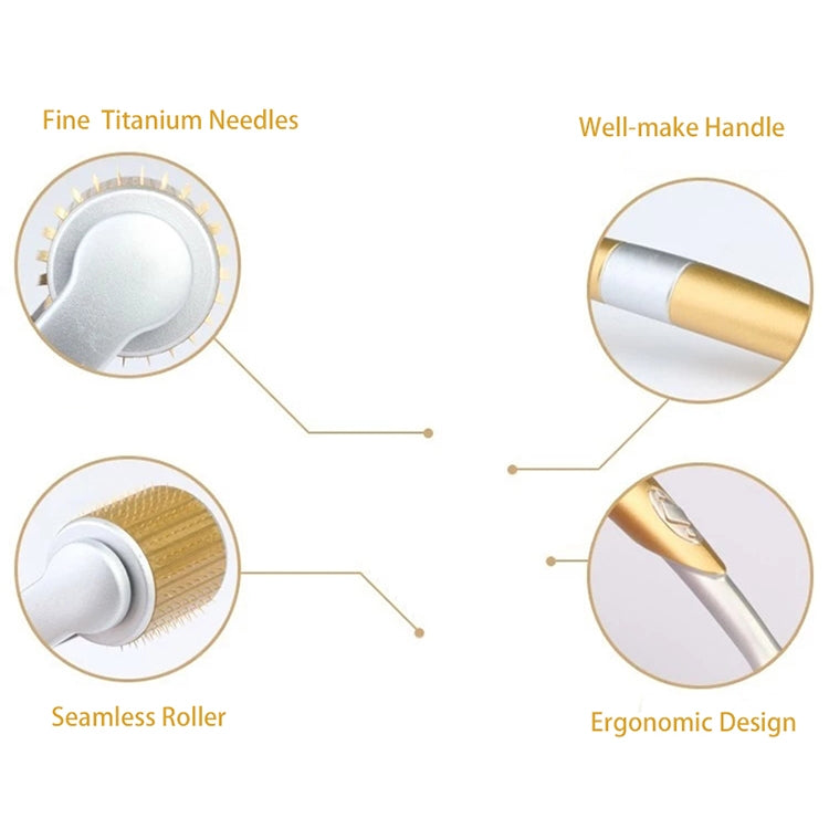 2 ชิ้น ZGTS192 โลหะผสมไทเทเนียม Microneedle ซ่อมแซมผิวหน้านาโนลูกกลิ้งเครื่องมือ, 0.2MM, 0.25MM, 0.3MM, 0.5MM, 0.75MM, 1.0MM, 1.5MM, 2.0MM, 2.5MM, 3.0MM