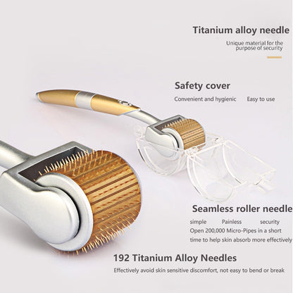 2 ชิ้น ZGTS192 โลหะผสมไทเทเนียม Microneedle ซ่อมแซมผิวหน้านาโนลูกกลิ้งเครื่องมือ, 0.2MM, 0.25MM, 0.3MM, 0.5MM, 0.75MM, 1.0MM, 1.5MM, 2.0MM, 2.5MM, 3.0MM