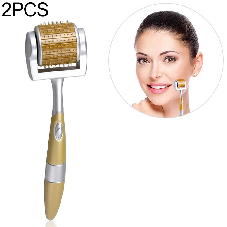 2 ชิ้น ZGTS192 โลหะผสมไทเทเนียม Microneedle ซ่อมแซมผิวหน้านาโนลูกกลิ้งเครื่องมือ, 0.2MM, 0.25MM, 0.3MM, 0.5MM, 0.75MM, 1.0MM, 1.5MM, 2.0MM, 2.5MM, 3.0MM