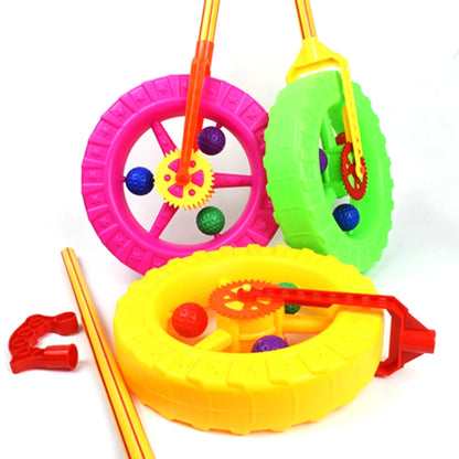 รถเข็นของเล่นเด็กวอล์คเกอร์ล้อเดียว Pusher การจัดส่งสีสุ่ม, Single Wheel Pusher