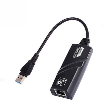 2 PCS USB3.0 การ์ดเครือข่าย Gigabit แล็ปท็อปภายนอกแบบมีสาย USB to RJ45 สายเคเบิลเครือข่ายอินเทอร์เฟซ