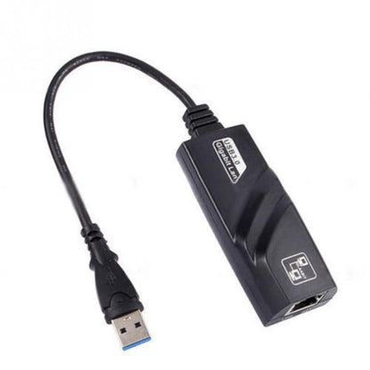 2 PCS USB3.0 การ์ดเครือข่าย Gigabit แล็ปท็อปภายนอกแบบมีสาย USB to RJ45 สายเคเบิลเครือข่ายอินเทอร์เฟซ