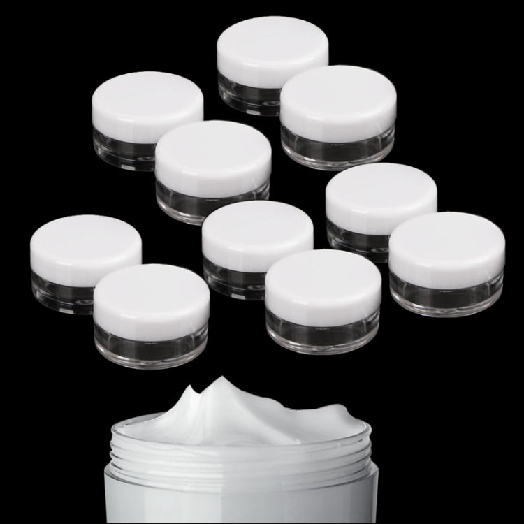 10 ชิ้นมินิ 5 มิลลิลิตรกรัมครีมทดสอบ, ขวดพลาสติกเครื่องสำอาง, 5ml