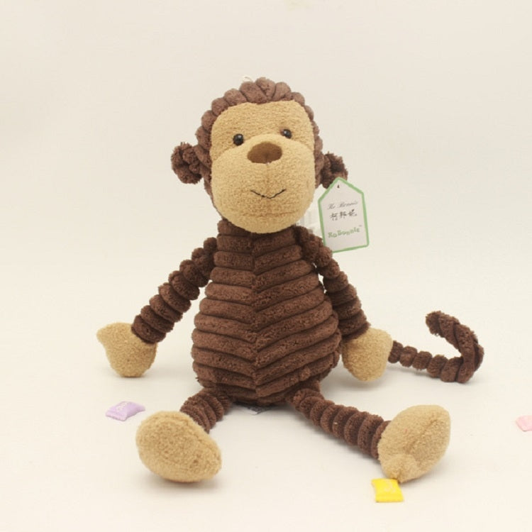 ลายสัตว์ตุ๊กตาของเล่นตุ๊กตาสัตว์สร้างสรรค์ตุ๊กตา, Monkey 15cm, Dog 15cm, Monkey 33cm, Dog 33cm, Pink Rabbit 33cm, Duck 33cm, Monkey 42cm, Fox 42cm, Panda 42cm, Pig 42cm, Lion 42cm, Rhinoceros 42cm