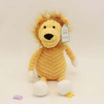 ลายสัตว์ตุ๊กตาของเล่นตุ๊กตาสัตว์สร้างสรรค์ตุ๊กตา, Monkey 15cm, Dog 15cm, Monkey 33cm, Dog 33cm, Pink Rabbit 33cm, Duck 33cm, Monkey 42cm, Fox 42cm, Panda 42cm, Pig 42cm, Lion 42cm, Rhinoceros 42cm
