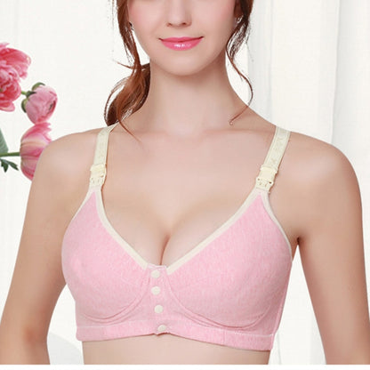 ผ้าฝ้ายชุดชั้นในการคลอดบุตรการตั้งครรภ์กีฬาพยาบาล Breast Feeding Bras, 80C