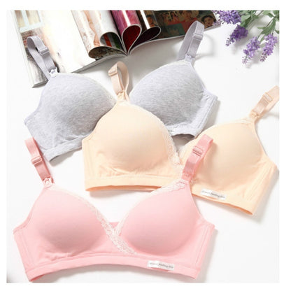 พยาบาลคลอดบุตรเสื้อผ้าผ้าฝ้าย Breast Feeding Bra สำหรับหญิงตั้งครรภ์การตั้งครรภ์ Breast Sleep ชุดชั้นใน, 34/75, 36/80, 38/85, 40/90, 42/95