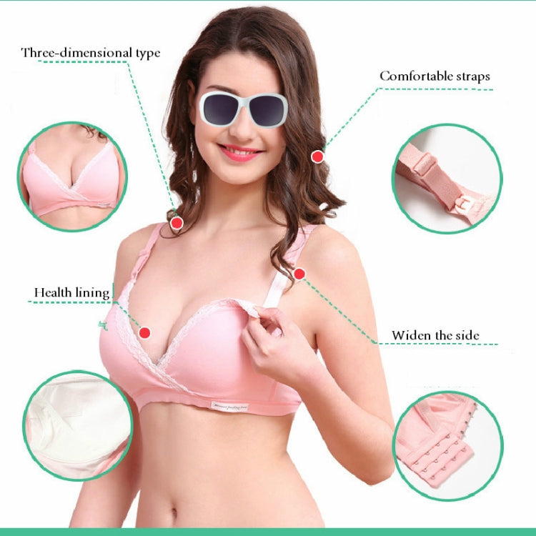 พยาบาลคลอดบุตรเสื้อผ้าผ้าฝ้าย Breast Feeding Bra สำหรับหญิงตั้งครรภ์การตั้งครรภ์ Breast Sleep ชุดชั้นใน, 34/75, 36/80, 38/85, 40/90, 42/95