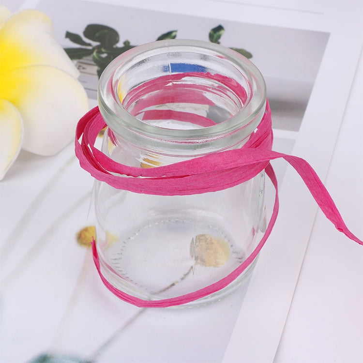 3 ชิ้น 20 เมตรเชือกกระดาษ Raffia ริบบิ้นลูกไม้ธรรมชาติเชือกกล่องของขวัญห่อ DIY ตกแต่ง