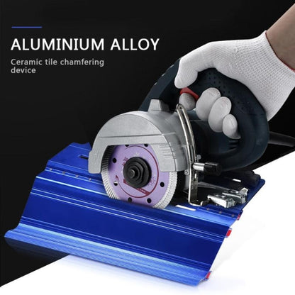 45 องศาหินตัดกระเบื้องหินอ่อนเซรามิคเครื่องตัดมุม Chamfering Device