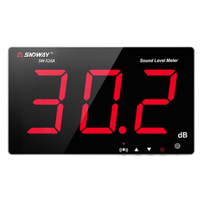 SNDWAY ติดผนัง 30 ~ 130dB หน้าจอดิจิตอลขนาดใหญ่ แสดงผล เครื่องทดสอบการตรวจสอบเดซิเบลเสียงรบกวน, SW525B with Storage + USB, SW526A 18 inch Display, SW525G with Storage + USB Green