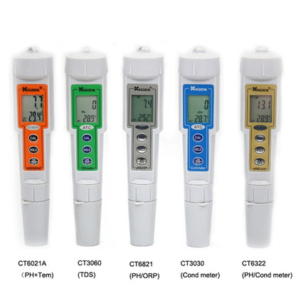 ปากกาวัดการทดสอบน้ำดิจิตอล Kedida Protable LCD, CT3030 Conductivity + Temp Meter, CT6322 PH Conductivity Temp Meter